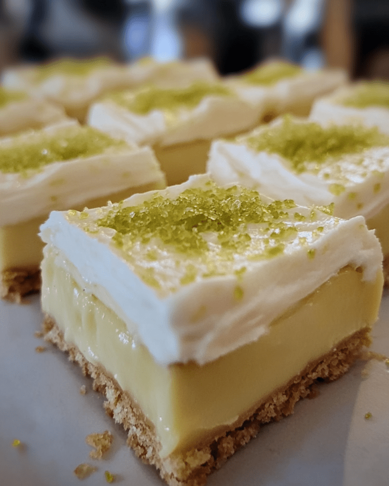 Barres au citron vert de Key