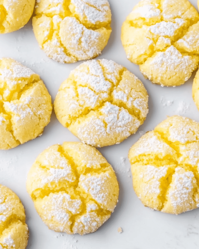 Biscuits au Citron Craquelés