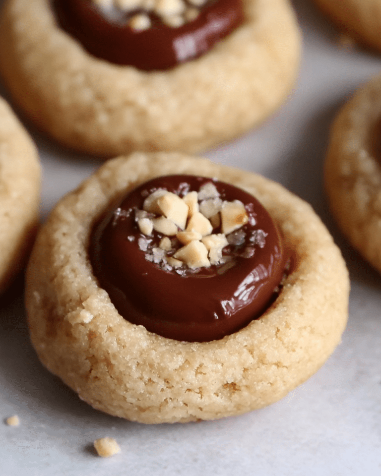 Biscuits aux empreintes de Nutella