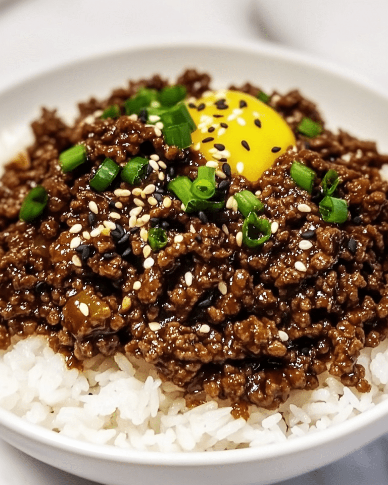 Bol de Riz et Viande Hachée Coréenne