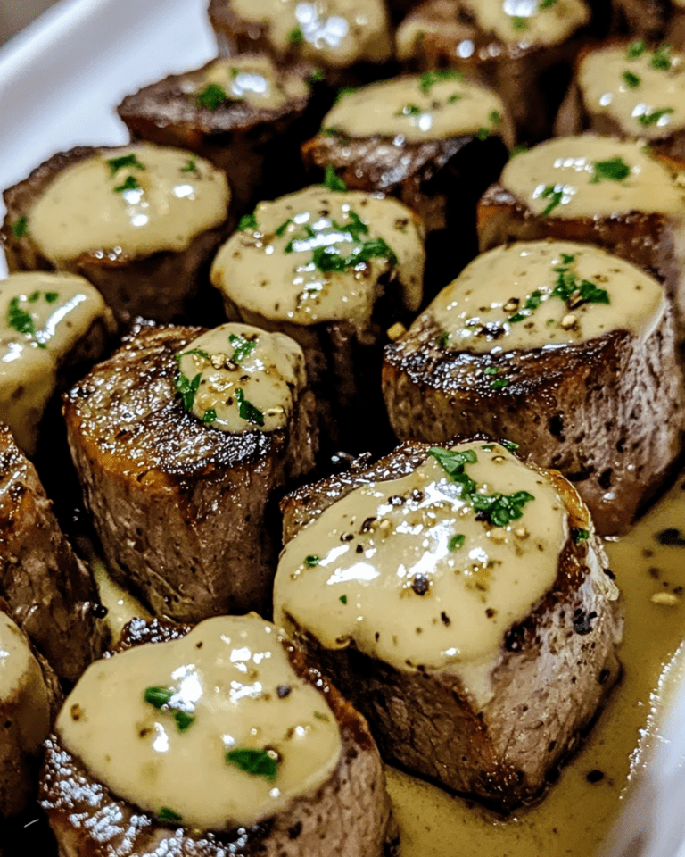 Bouchées de Steak au Beurre à l’Ail