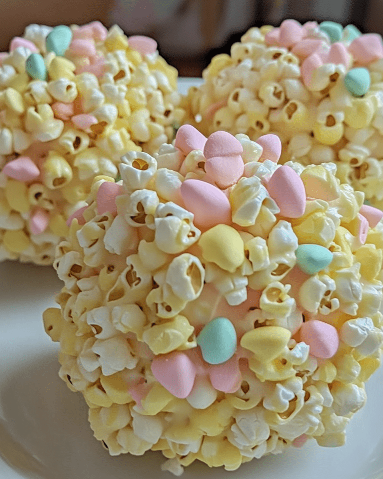 Boules de Popcorn de Pâques