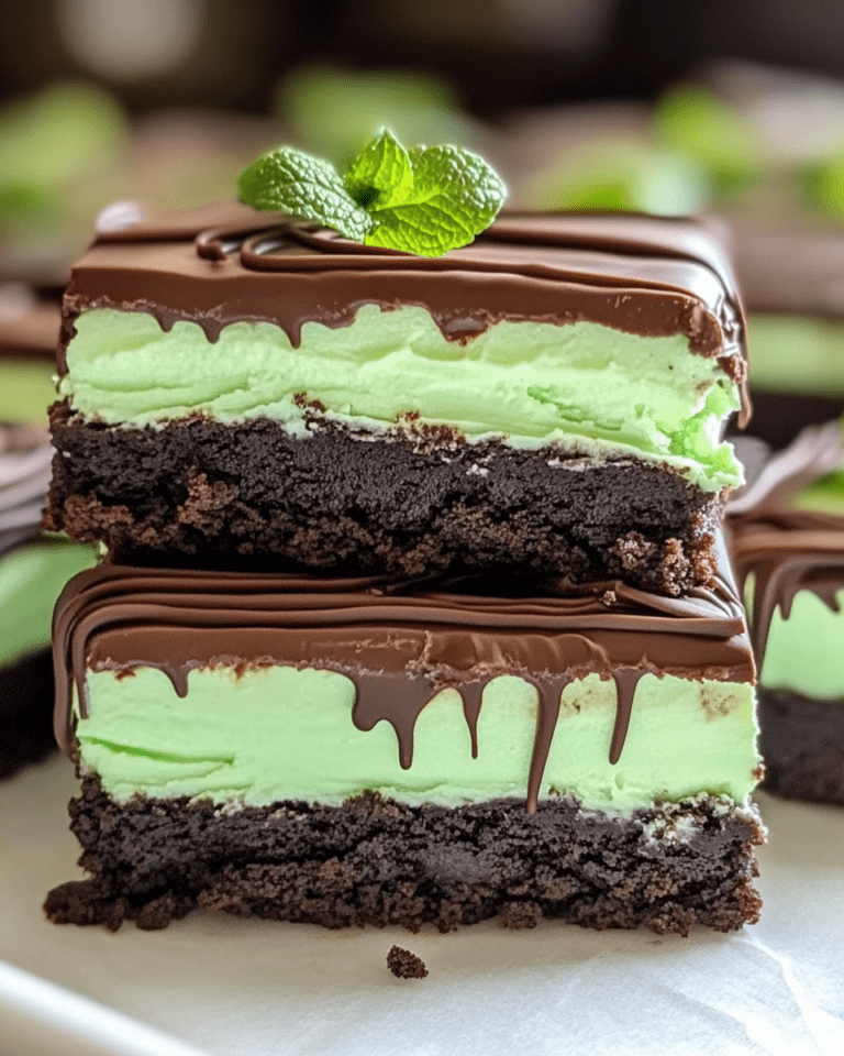 Brownies au Chocolat Menthe