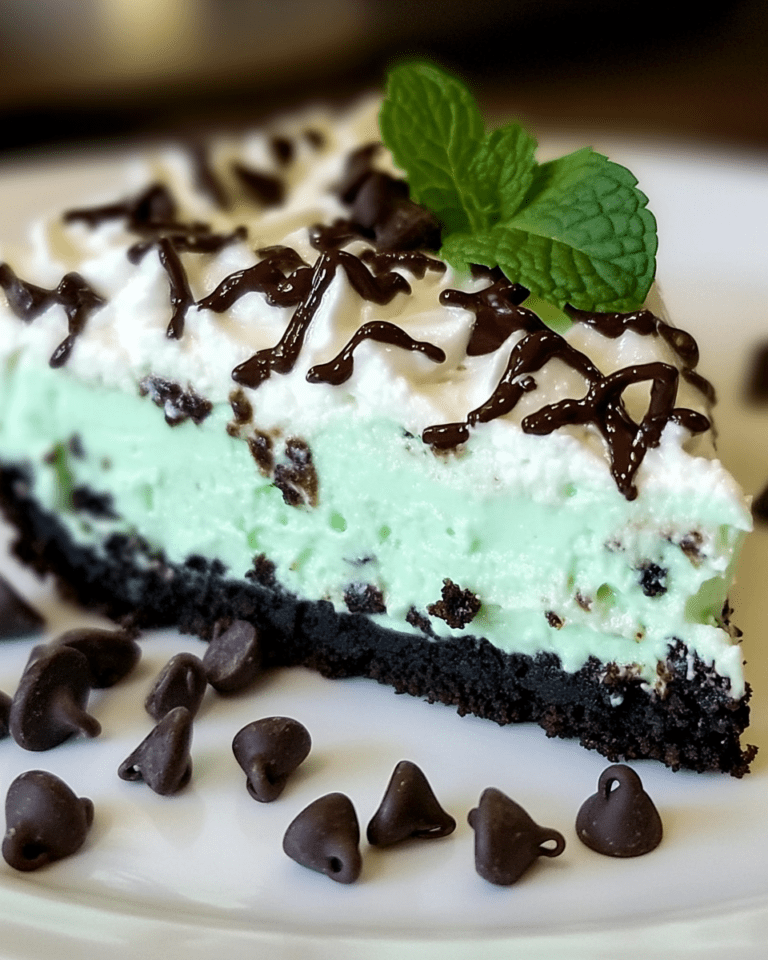 Cheesecake au chocolat menthe sans cuisson