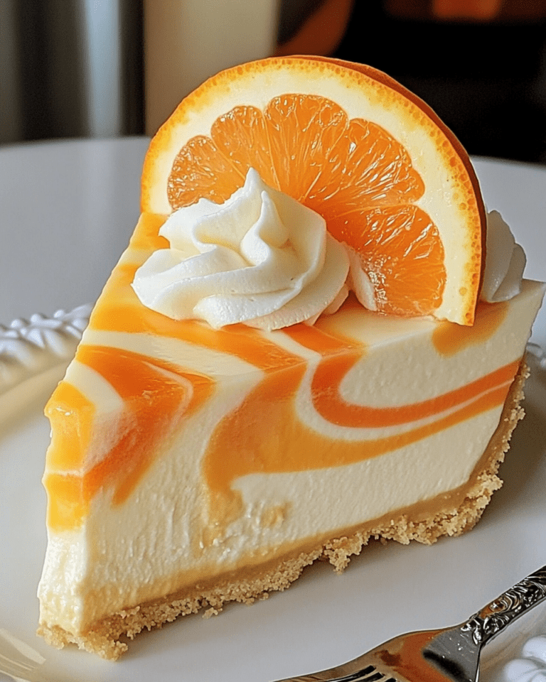 Cheesecake à la Crème d’Orange