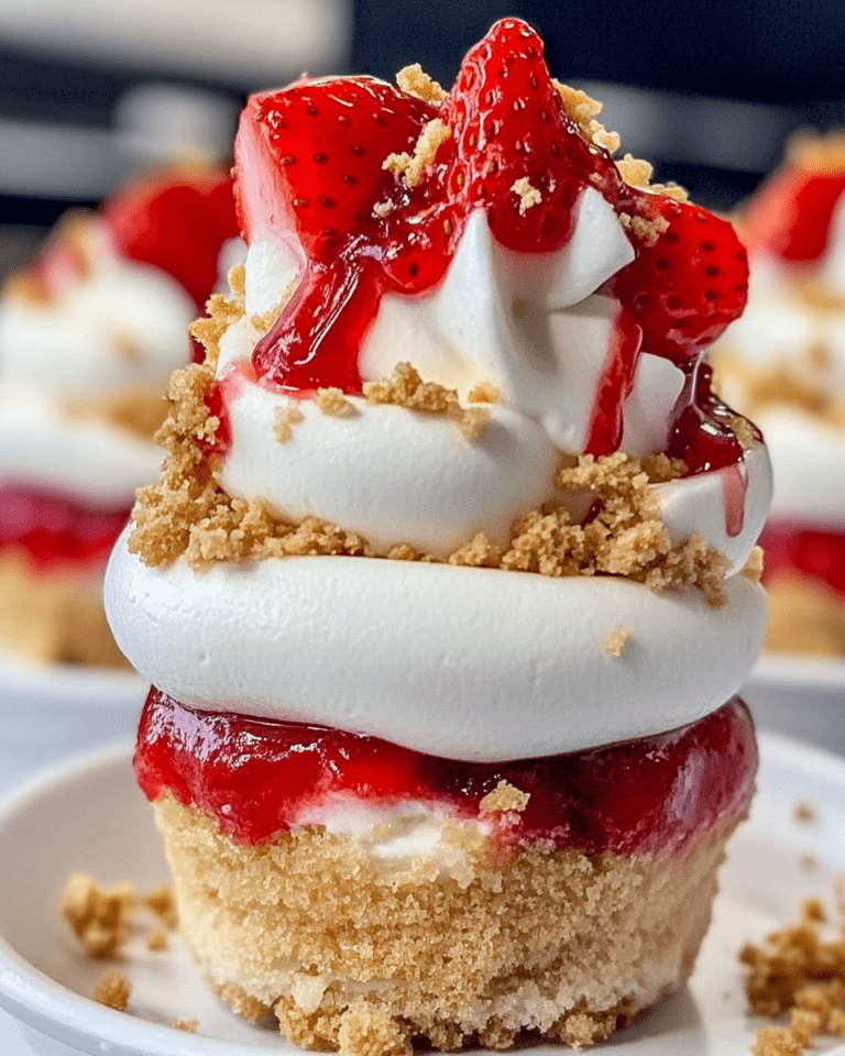 Coupe de Cheesecake aux Fraises