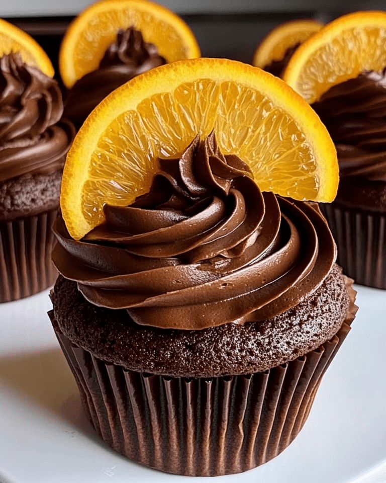 Cupcakes au Chocolat et à l’Orange