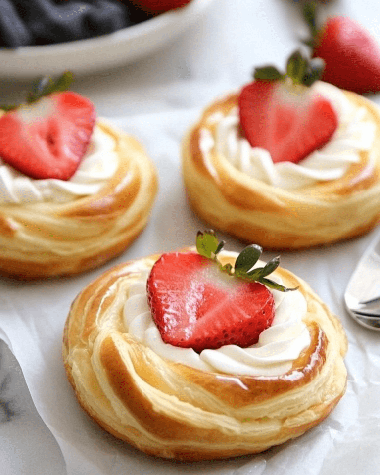 Danemark à la Crème de Fraise