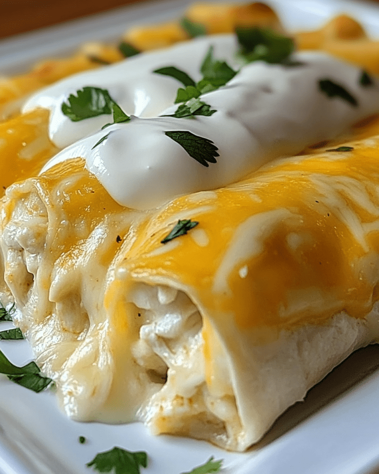Enchiladas Blanches au Poulet Faciles