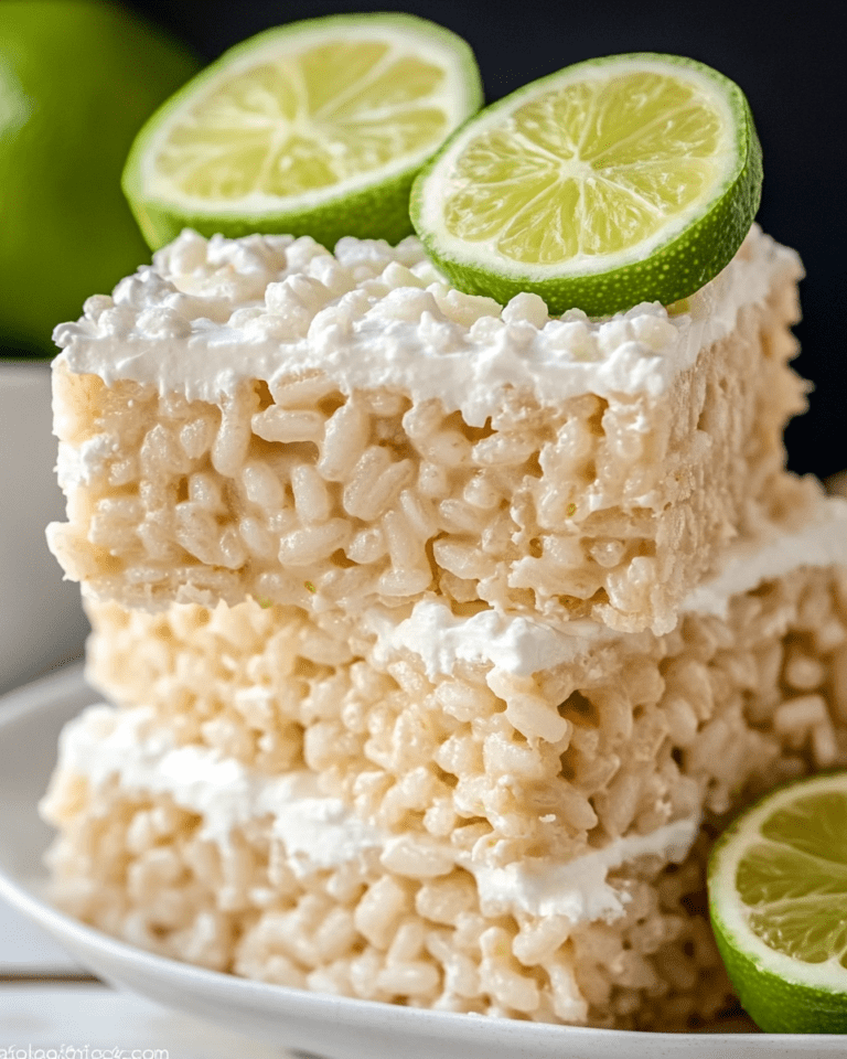 Friandises de Riz au Citron Vert