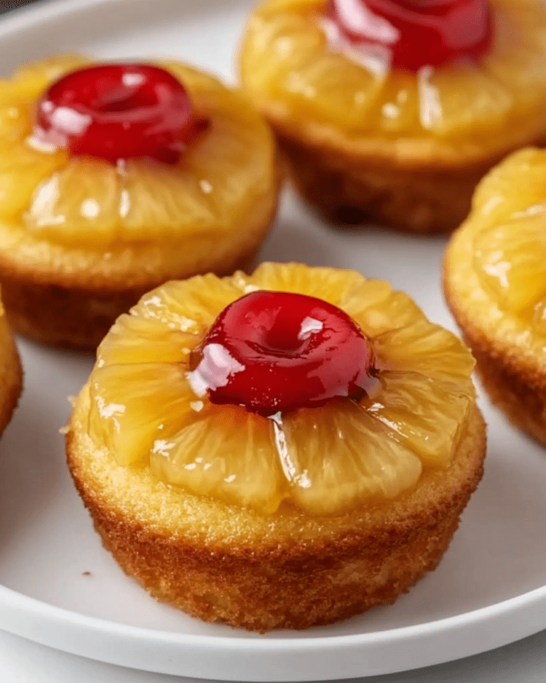 Gâteaux renversés à l’ananas faciles
