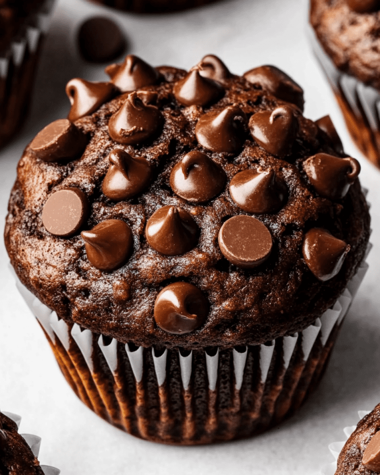 Muffins au Chocolat Double