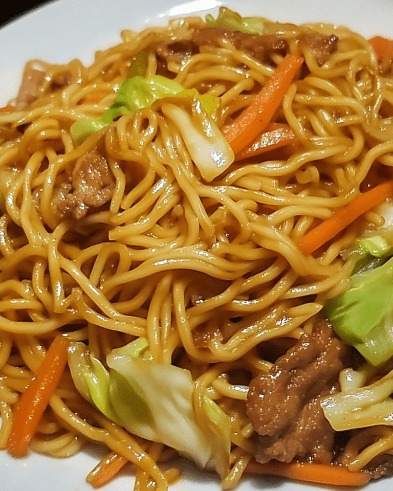 Pâtes Lo Mein Faciles en 15 Minutes