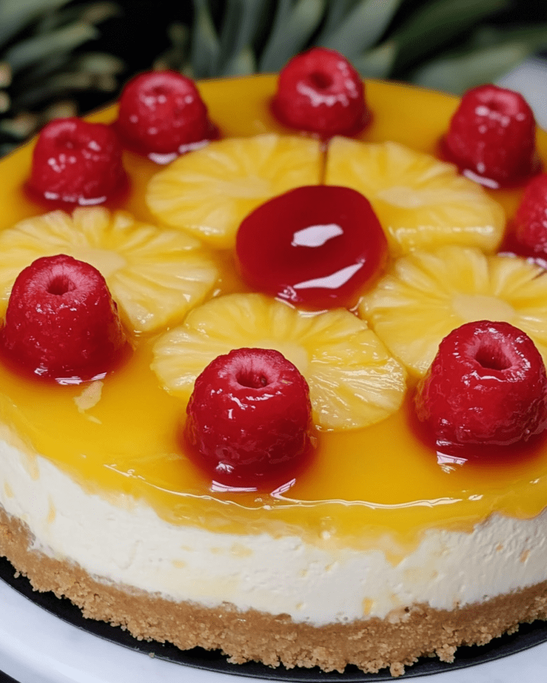 Recette de Cheesecake Renversé à l’Ananas