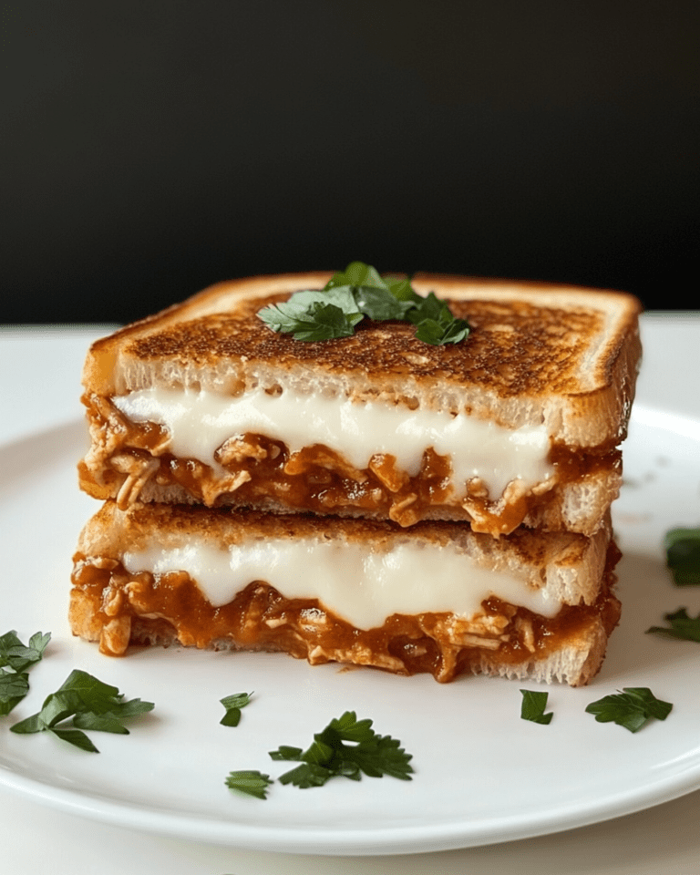 Recette de Grilled Cheese au Poulet Parmesan Paresseux