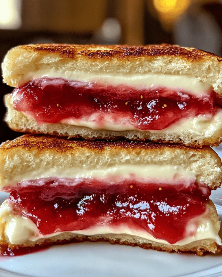 Sandwichs de Cheesecake aux Fraises Frits