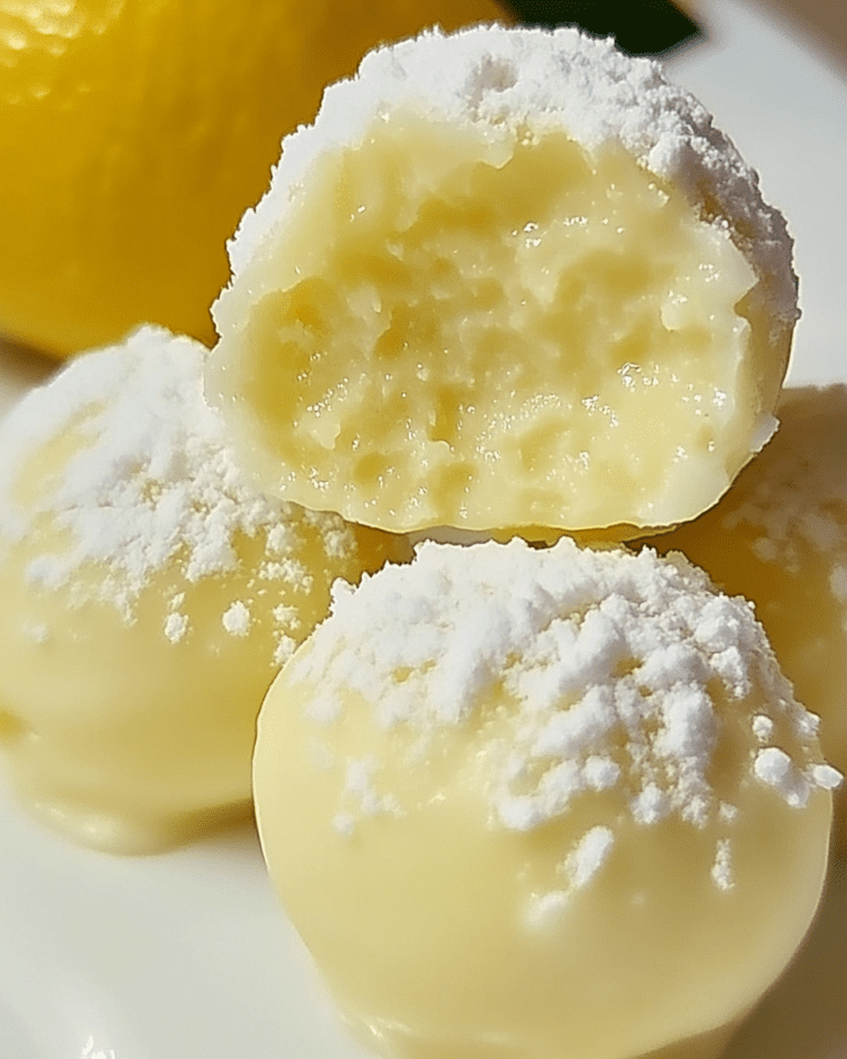 Truffes au Citron