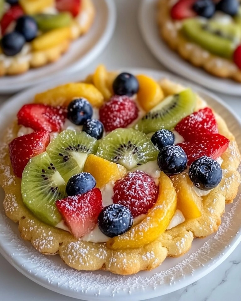 Biscuits Pizza aux Fruits