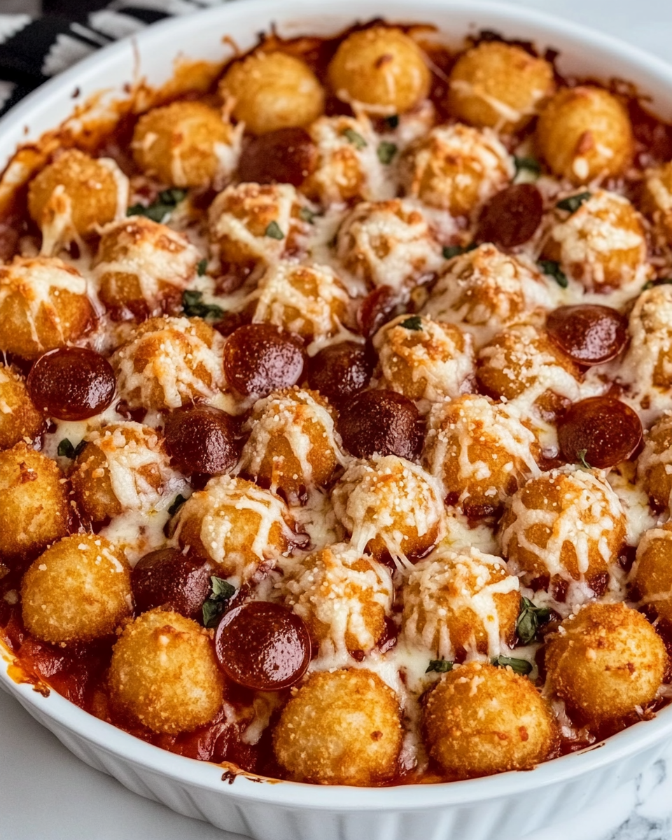Casserole de Pizza Tot