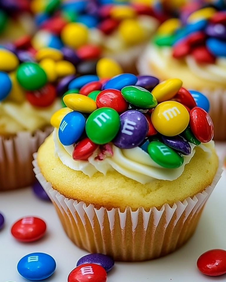 Recette de Cupcakes M&M