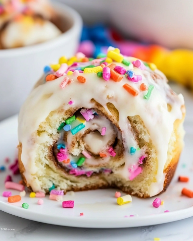 Roulés à la cannelle Funfetti