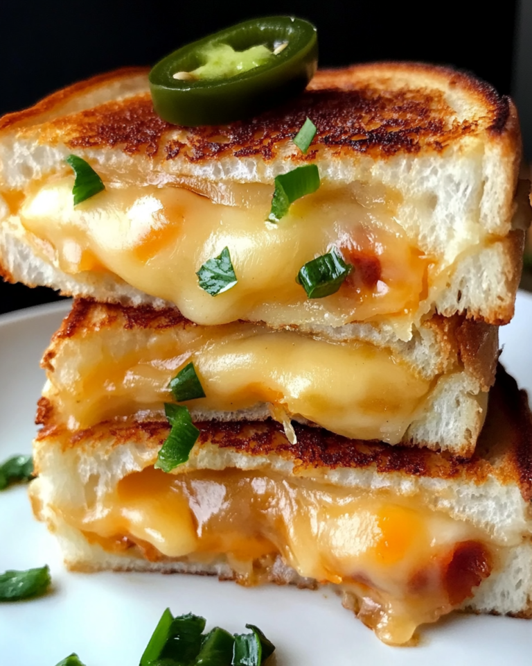Sandwich au fromage grillé aux jalapeños