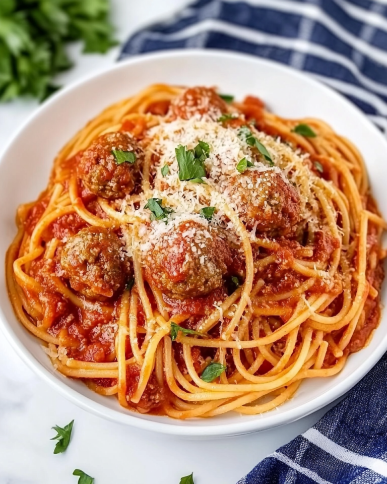 Spaghetti et Boulettes de Viande à la Mijoteuse