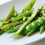 Sautéed Sugar Snap Peas with Chilli Salt