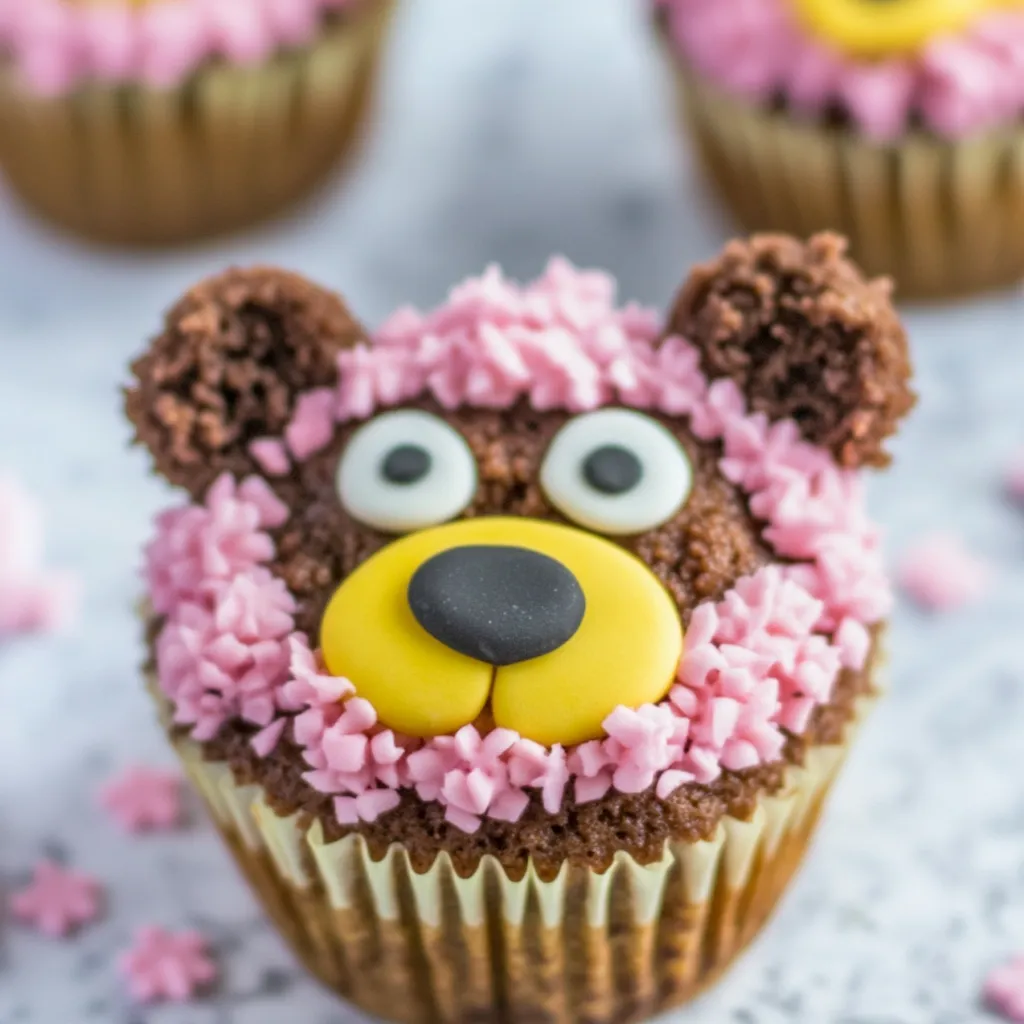 Adorable Teddy Bear Cupcakes
