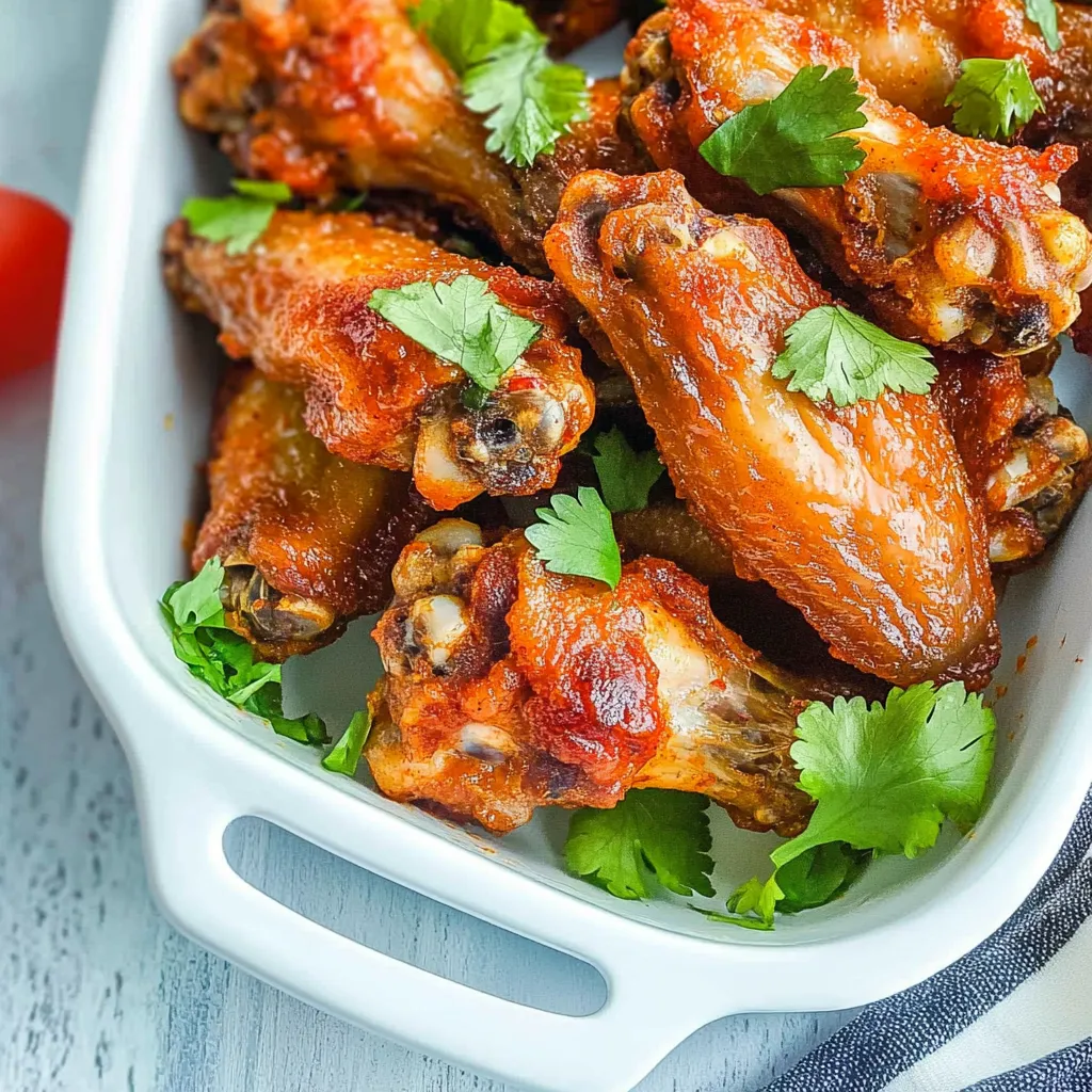 Air Fryer Sweet and Spicy Chicken Wings