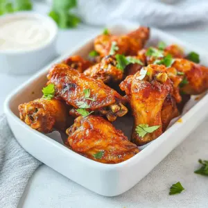 Air Fryer Sweet and Spicy Chicken Wings