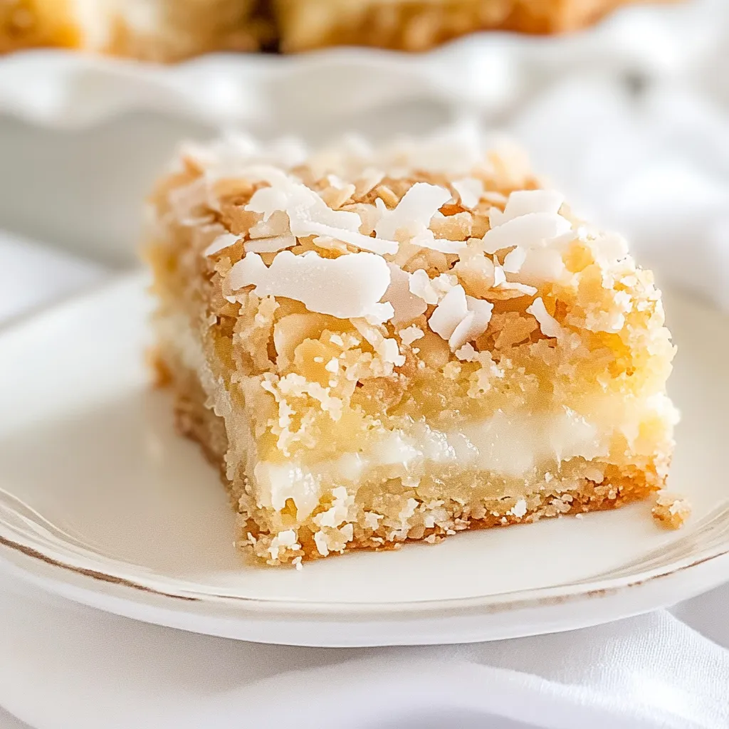 Almond Coconut Bars