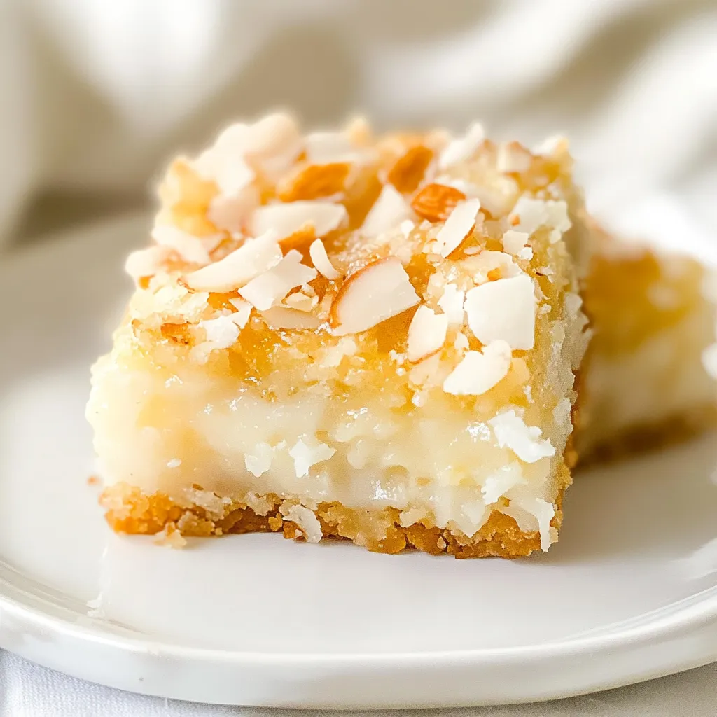 Almond Coconut Bars