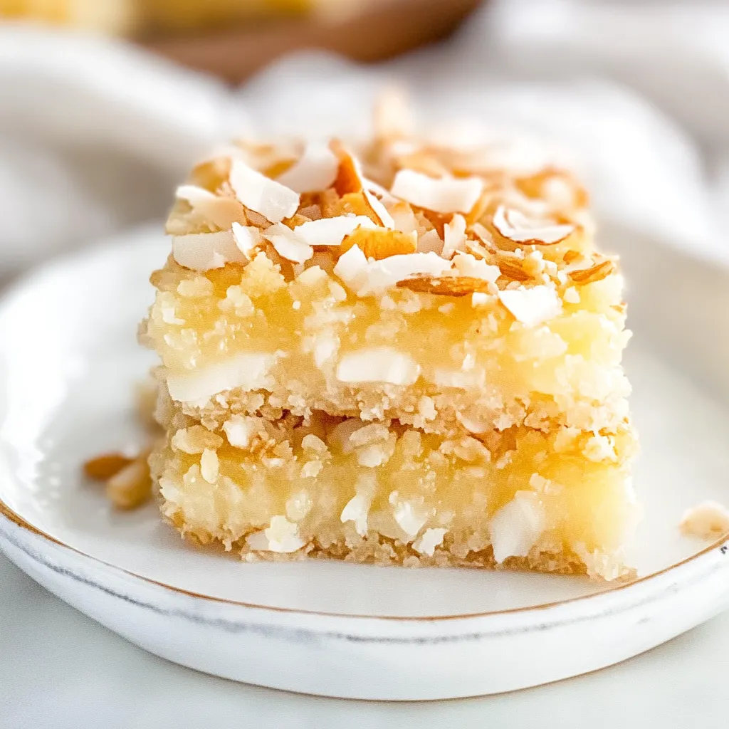 Almond Coconut Bars