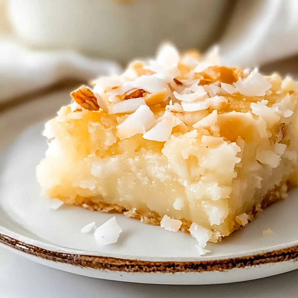 Almond Coconut Bars