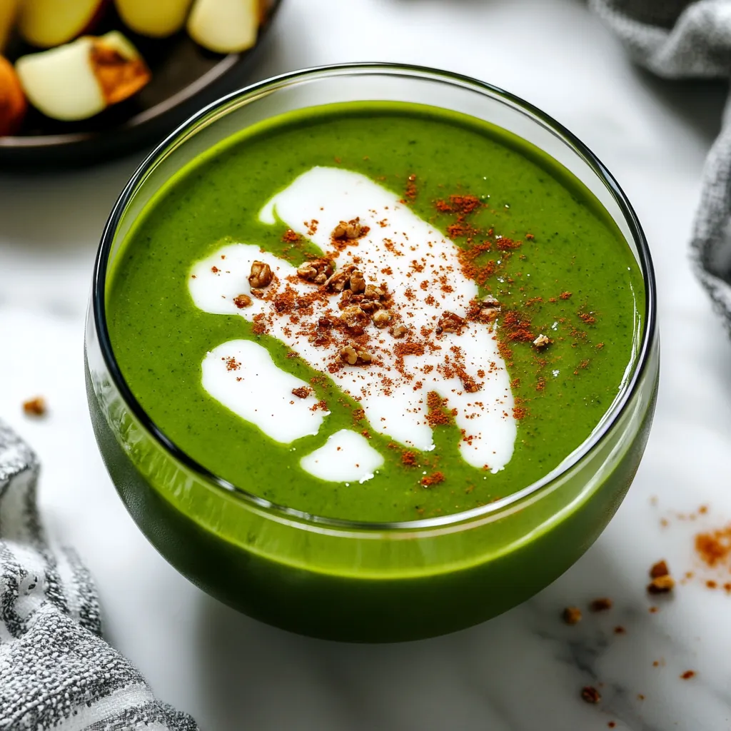 Apple Pie Green Smoothie