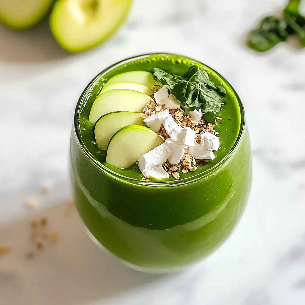 Apple Pie Green Smoothie