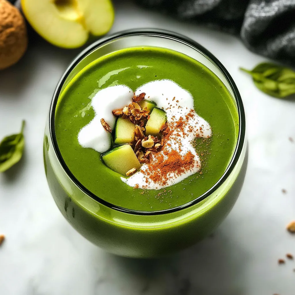 Apple Pie Green Smoothie