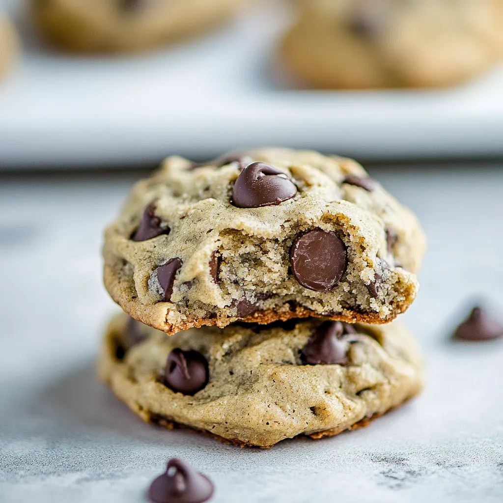 Avocado Cookies with Chocolate Chips