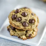 Avocado Cookies with Chocolate Chips