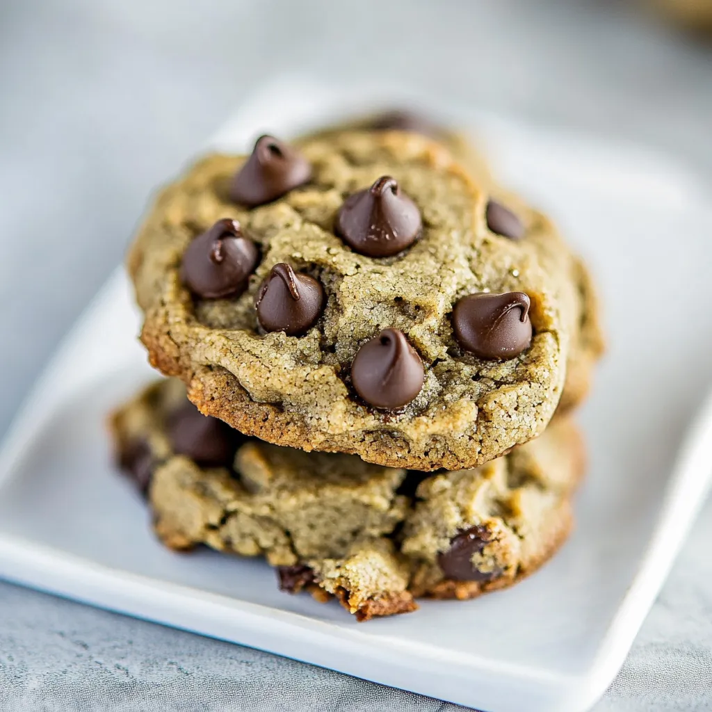 Avocado Cookies with Chocolate Chips
