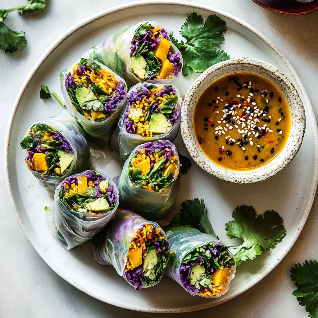 Avocado Veggie Spring Rolls