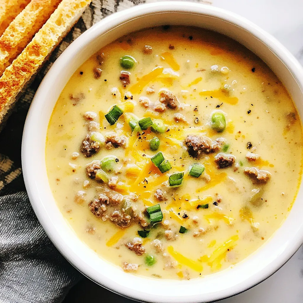 Cheeseburger Soup