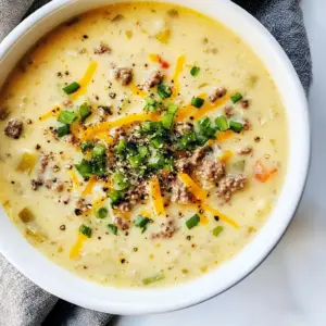 Cheeseburger Soup