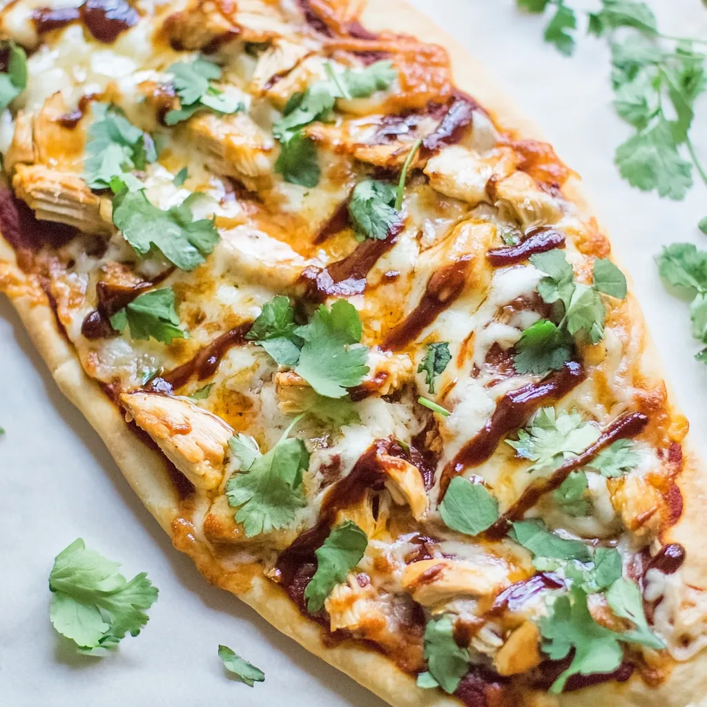 BBQ Chicken Flatbread Pizza