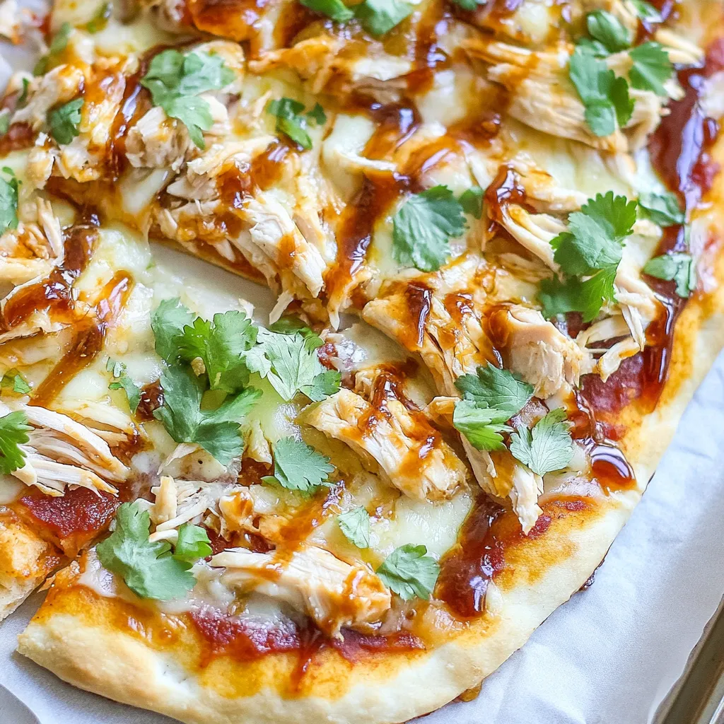 BBQ Chicken Flatbread Pizza