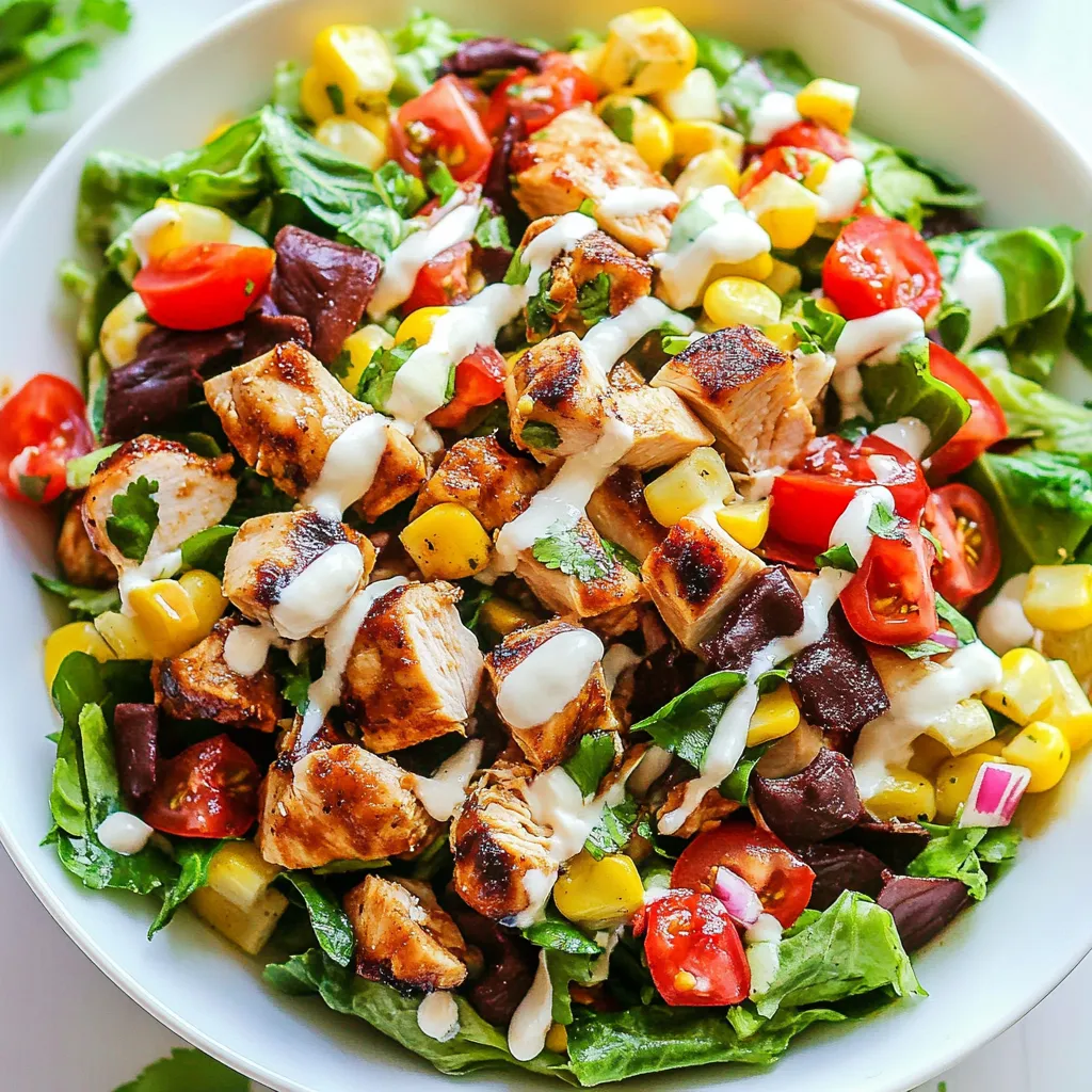 BBQ Chicken Salad