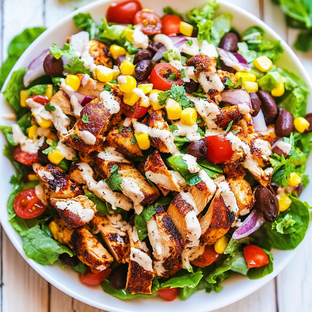 BBQ Chicken Salad
