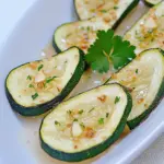 Baked Zucchini with Garlic and Lemon