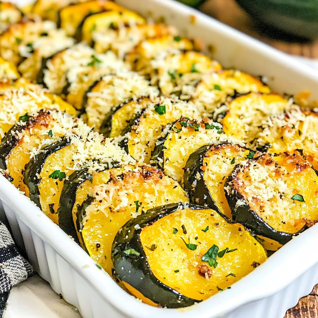 Baked Parmesan Squash